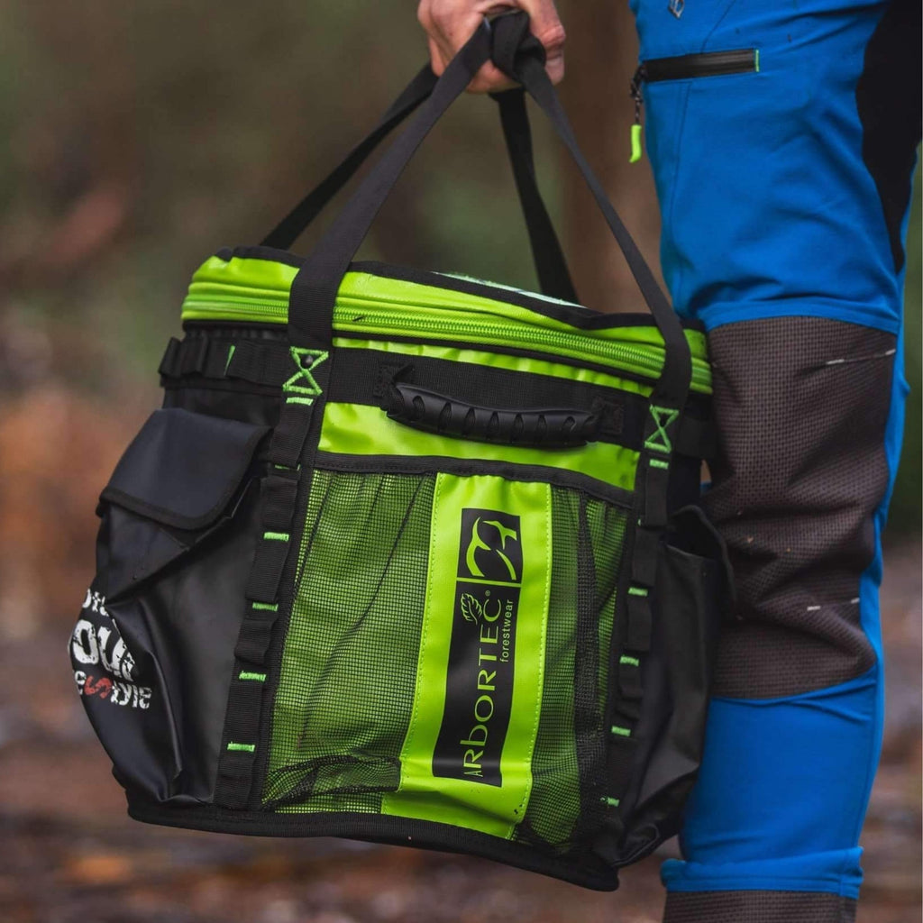 AT105 Cobra DryKit Rope Bag 35L Lime And Black - Arbortec Forestwear