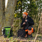 AT106 - 55 Cobra DryKit Rope Bag Lime/Black - 55 Litre - Arbortec Forestwear