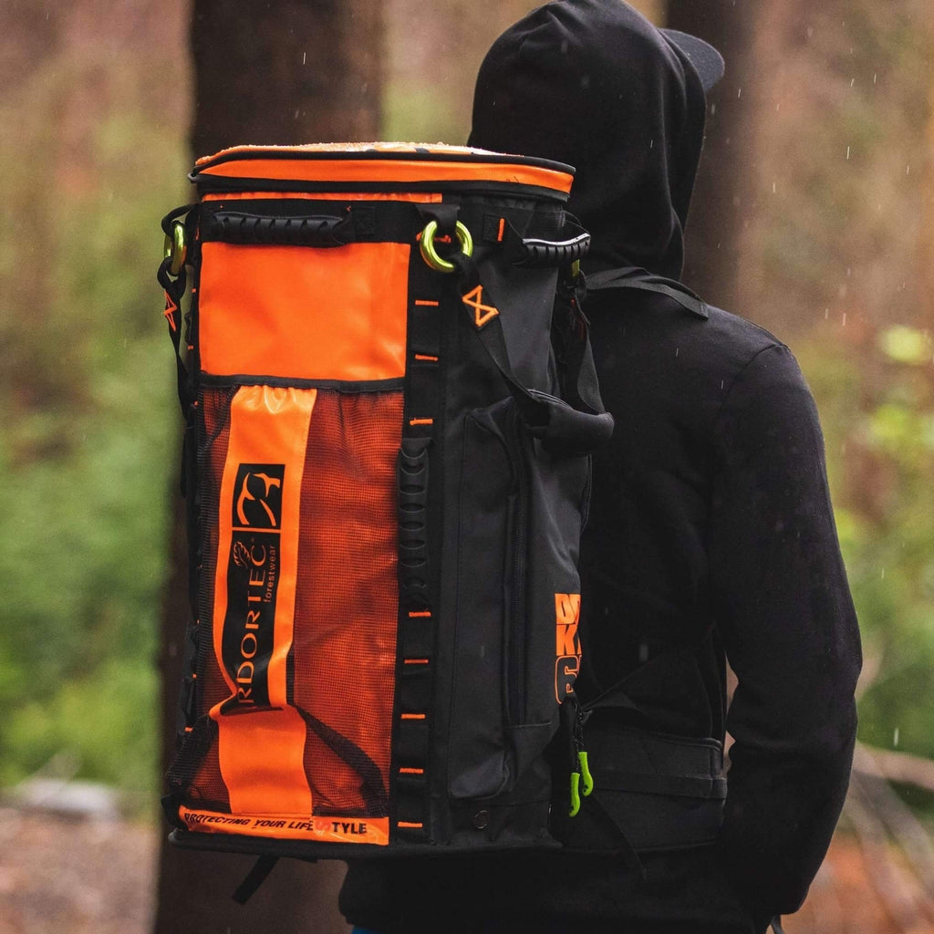 AT107 - 65 Cobra DryKit Rope Bag HV Orange - 65 Litre - Arbortec Forestwear