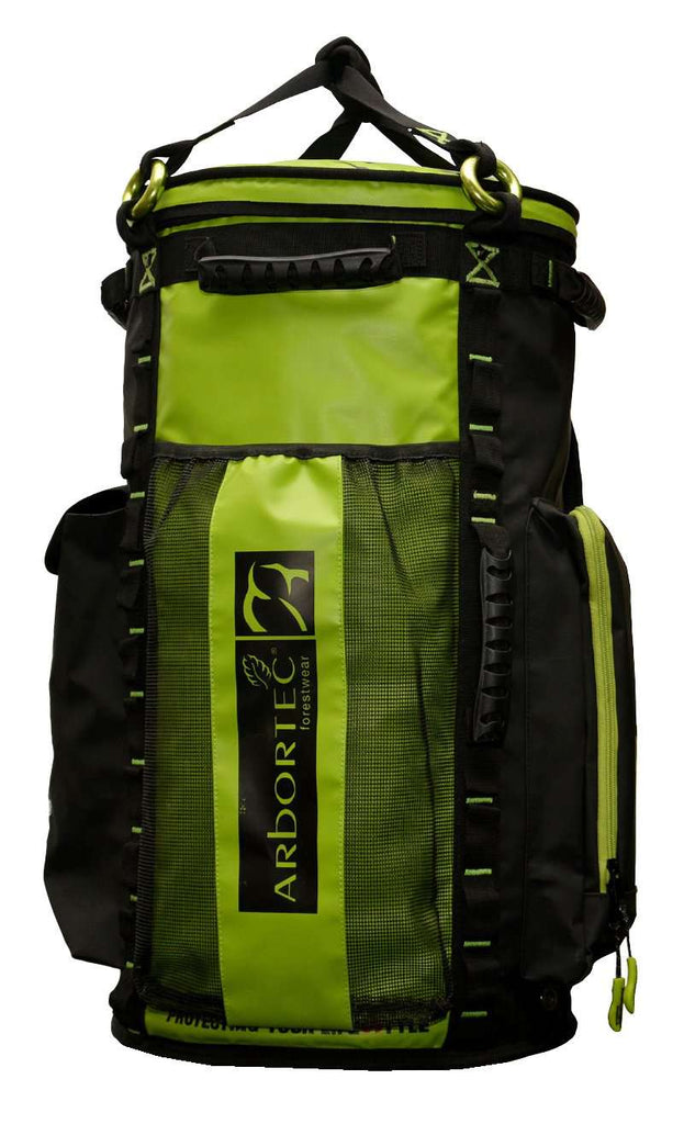 AT107-65 Cobra DryKit Rope Bag Lime/Black - 65 Litre - Arbortec Forestwear