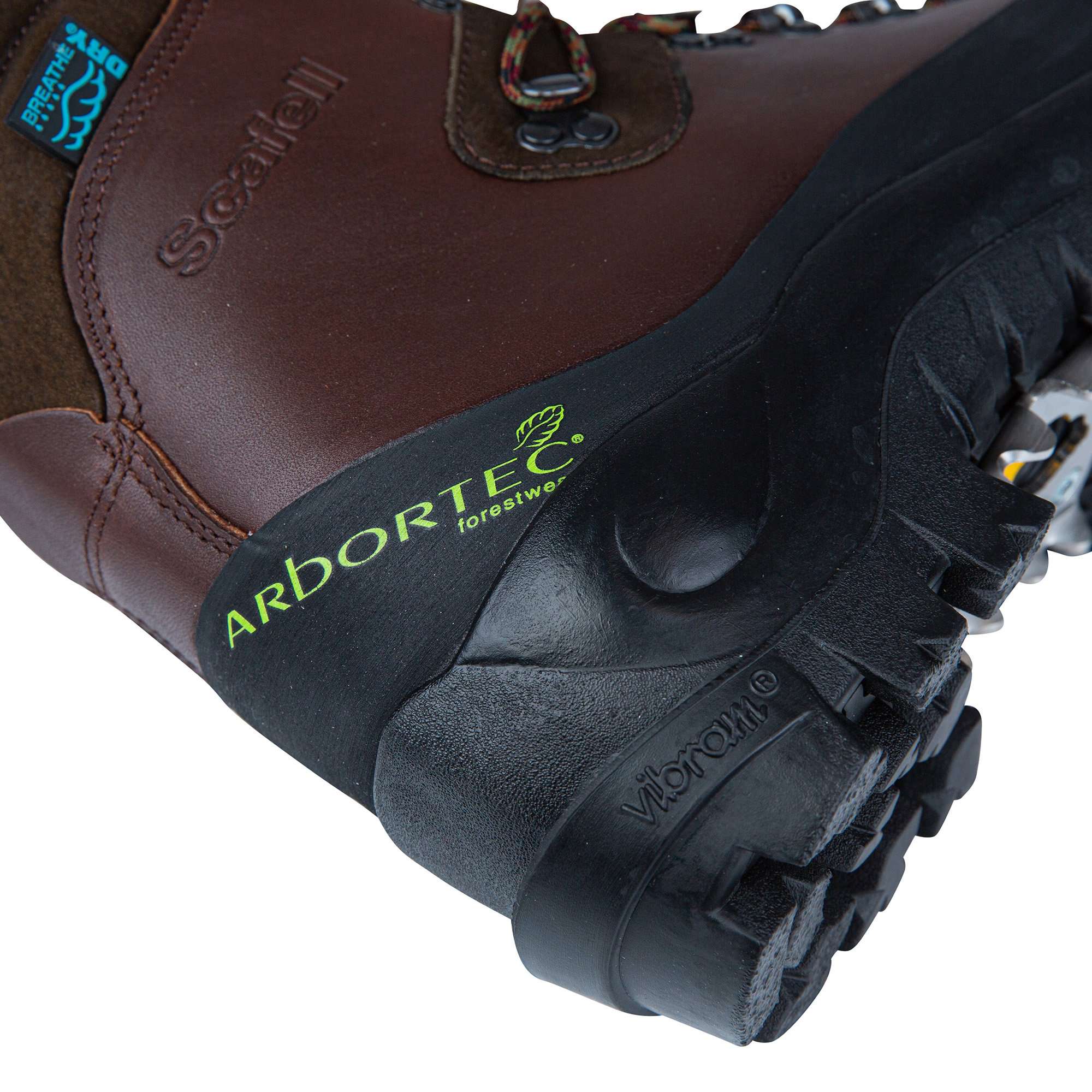 AT30200 Scafell Chainsaw Boot - Brown - Arbortec Forestwear