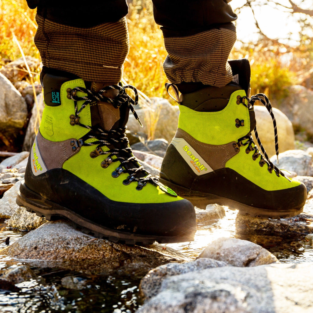 AT33000 - Scafell Lite Class 2 Chainsaw Protection Boot - Lime - Arbortec Forestwear