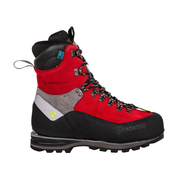 feet スノーシュー レッド/ブラック Arbortec Forestwear | Scafell Lite Class 2 Chainsaw Boot | Red