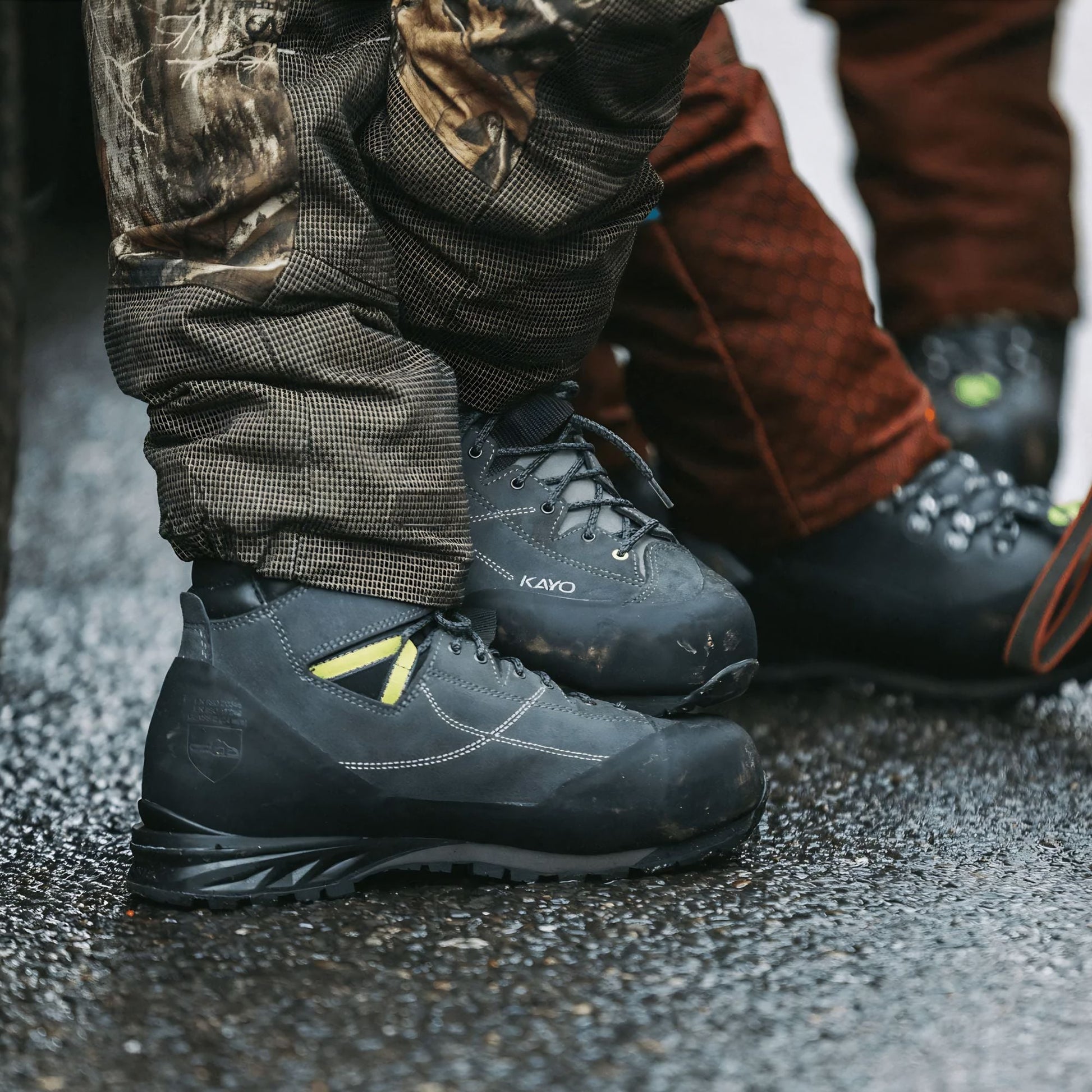 AT34000 Kayo Chainsaw Protective Climbing Boots – Charcoal Black - Arbortec Forestwear