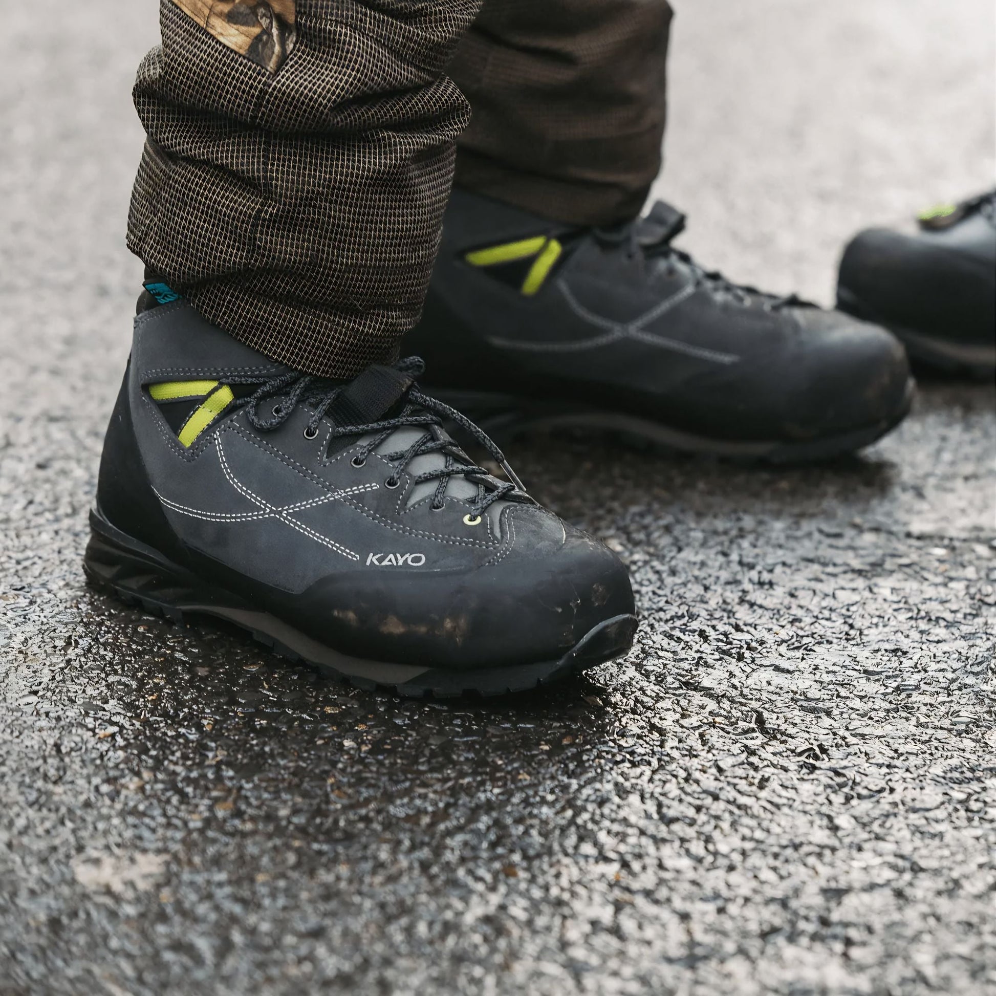AT34000 Kayo Chainsaw Protective Climbing Boots – Charcoal Black - Arbortec Forestwear