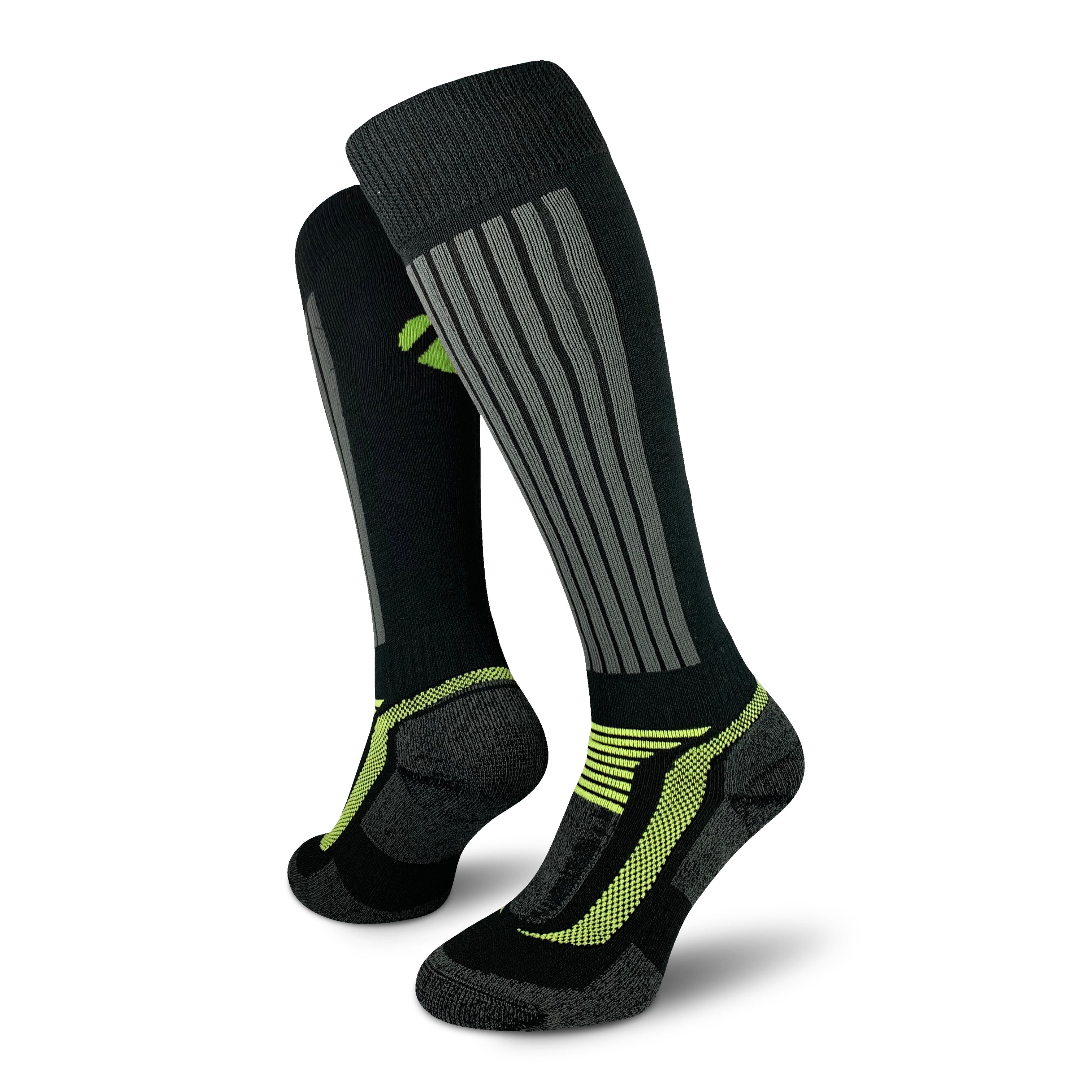 AT3810 Hi Sock Xpert Black/Lime - Arbortec Forestwear