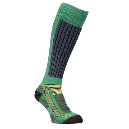 AT3812 Hi Sock Xpert - Olive/Yellow - Arbortec Forestwear