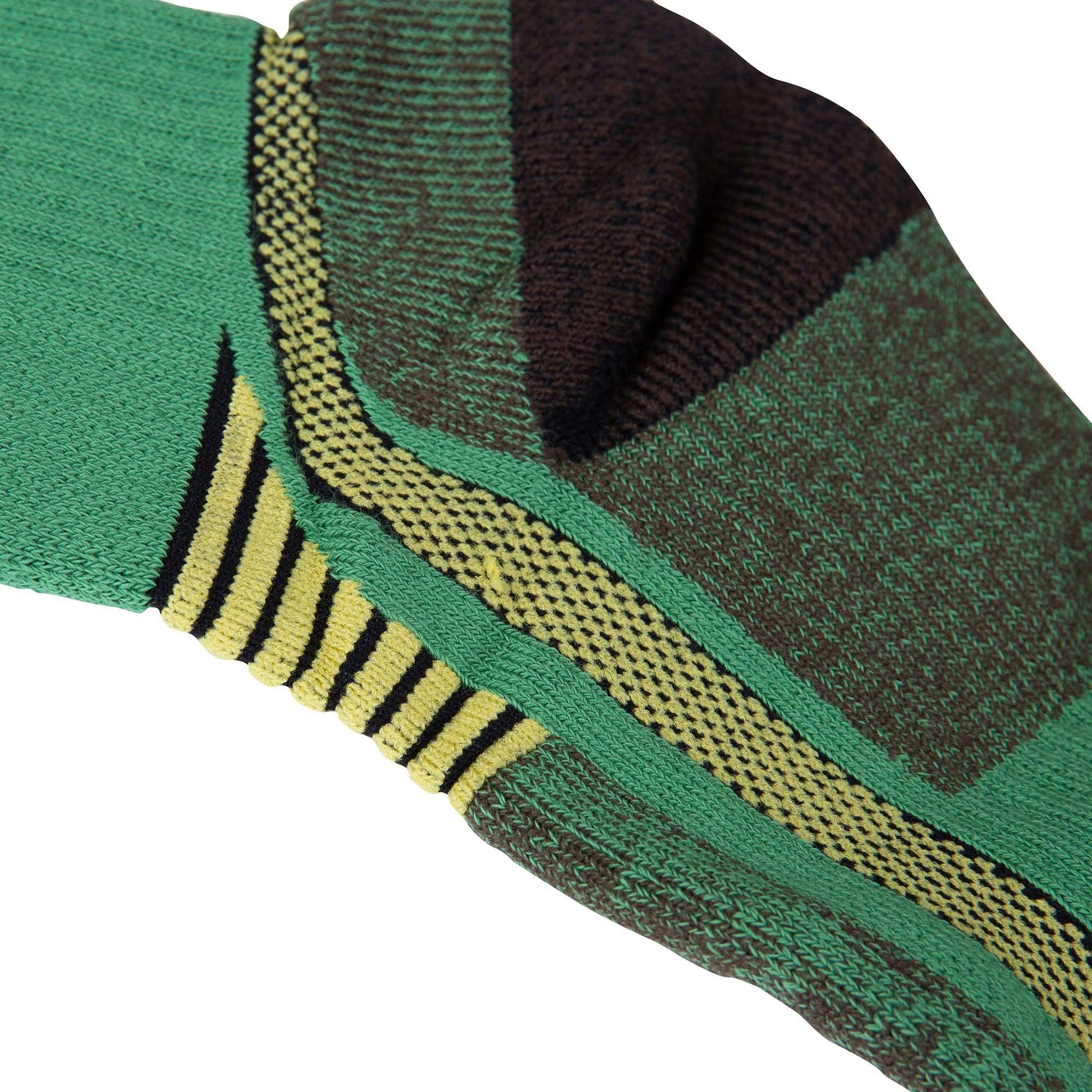 AT3812 Hi Sock Xpert - Olive/Yellow - Arbortec Forestwear