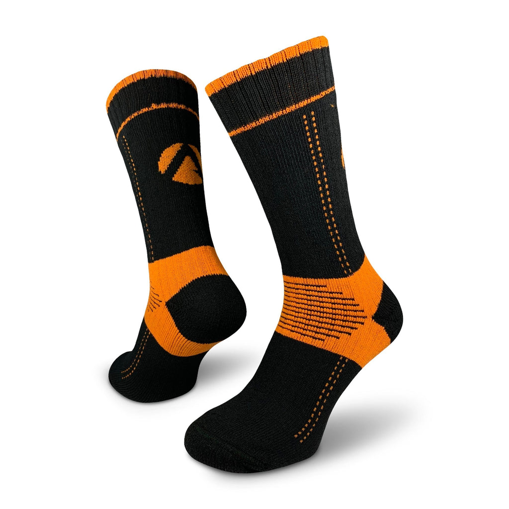 AT3818 Lo Sock Xpert - Black/Orange - Arbortec Forestwear