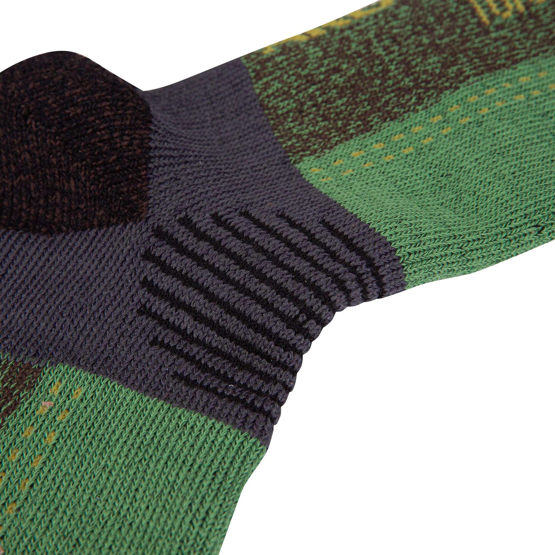 AT3820 Lo Sock Xpert - Olive/Yellow - Arbortec Forestwear