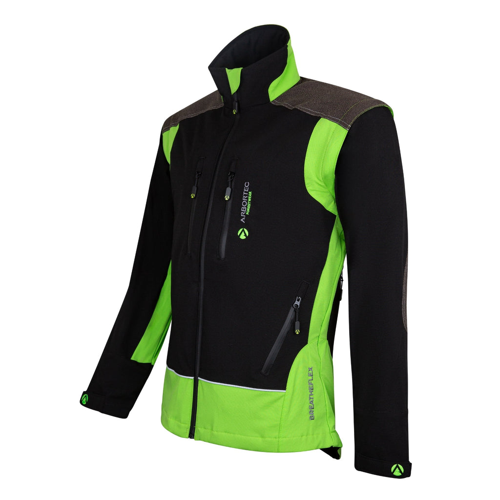 AT4000 Breatheflex Performance Work Jacket - Lime - Arbortec Forestwear