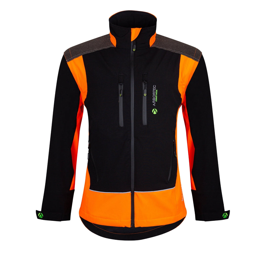 AT4000 Breatheflex Performance Work Jacket - Orange - Arbortec Forestwear