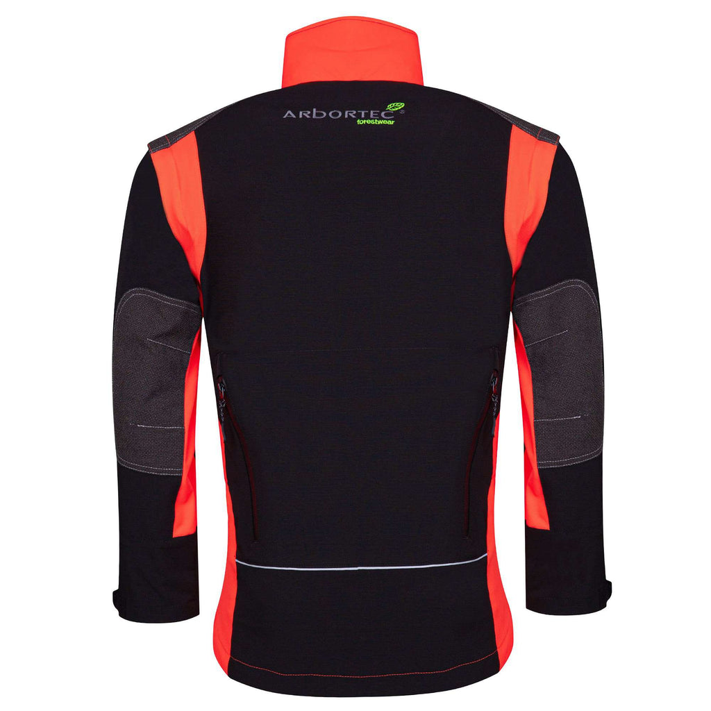 AT4000 Breatheflex Performance Work Jacket - Orange - Arbortec Forestwear