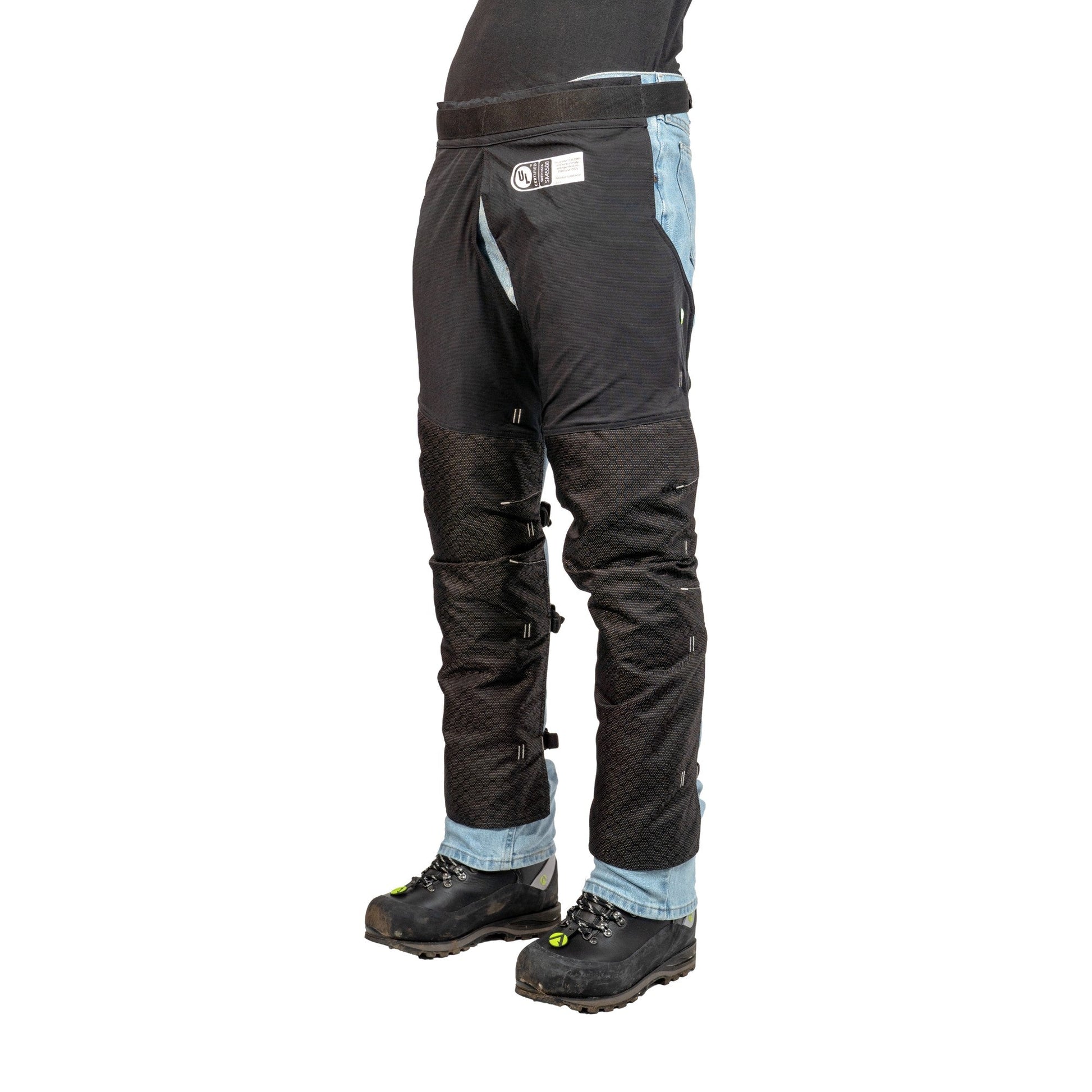 AT4008(US) Arbortec Chainsaw Chaps Calf Wrap - Black - Arbortec Forestwear