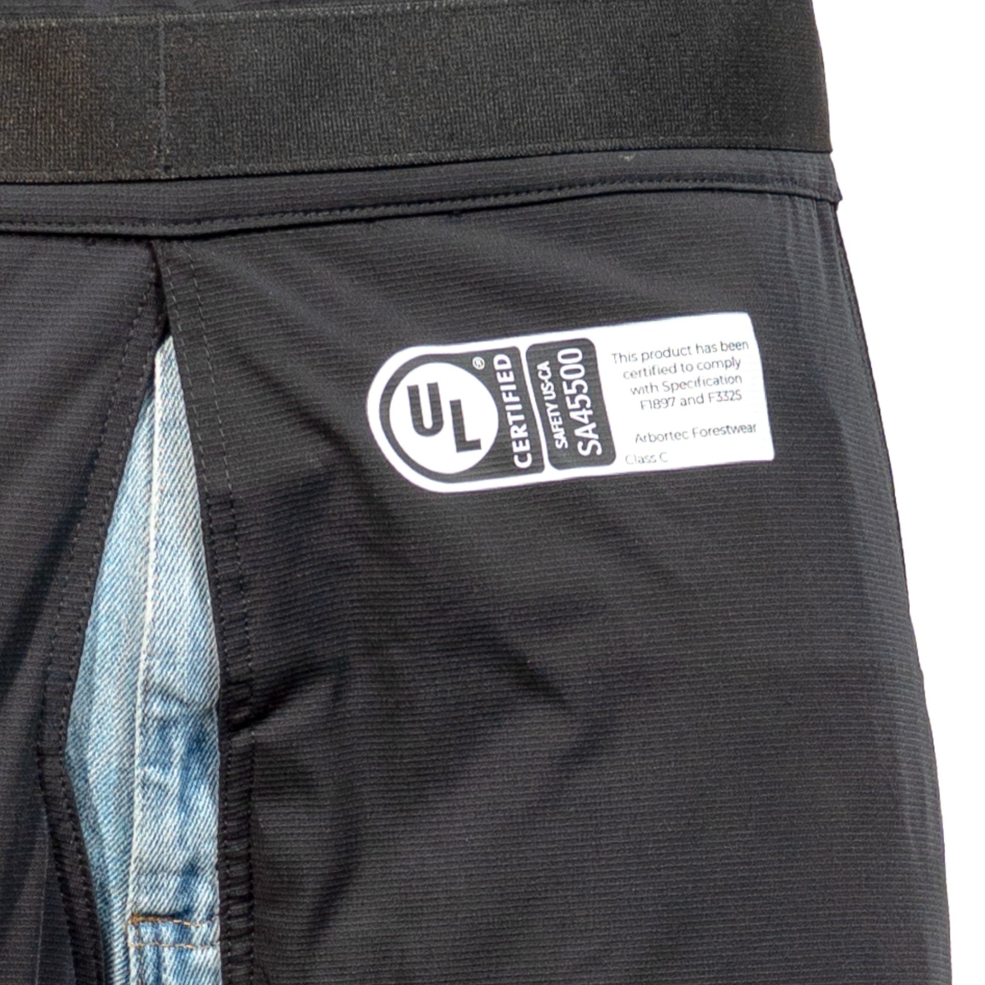 AT4008(US) Arbortec Chainsaw Chaps Calf Wrap - Black - Arbortec Forestwear