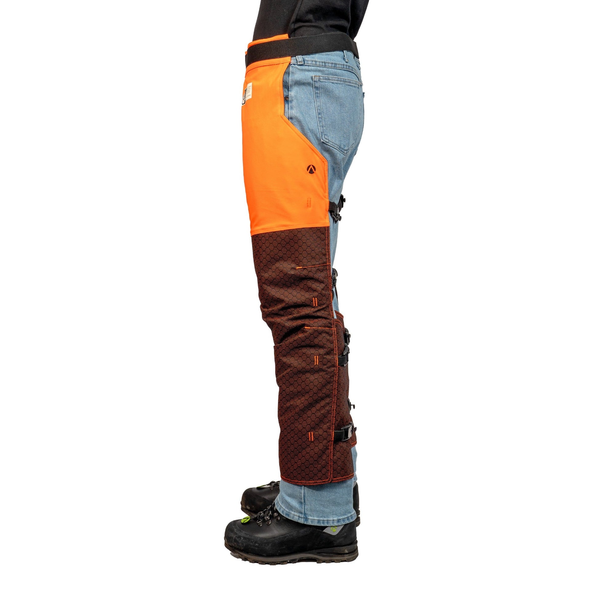 AT4008(US) Arbortec Chainsaw Chaps Calf Wrap - Orange - Arbortec Forestwear