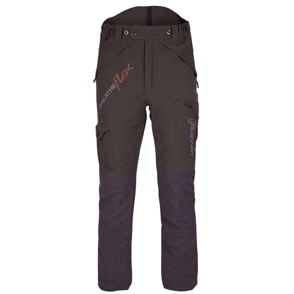 AT4010 Breatheflex Chainsaw Trousers Design A Class 1 - Olive - Arbortec Forestwear