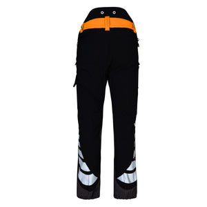 AT4010 Breatheflex Chainsaw Trousers Design A Class 1 - Orange - Arbortec Forestwear