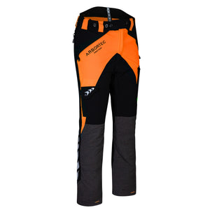 AT4010 Breatheflex Chainsaw Trousers Design A Class 1 - Orange - Arbortec Forestwear