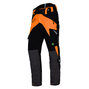 AT4010 Breatheflex Chainsaw Trousers Design A Class 1 - Orange - Arbortec Forestwear