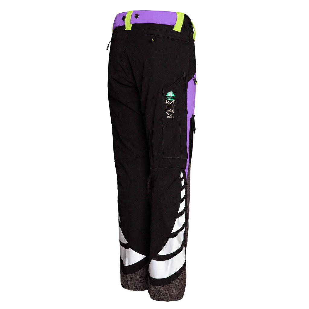 AT4010(F) Breatheflex Chainsaw trousers Female Design A Class 1 - Purple - Arbortec Forestwear