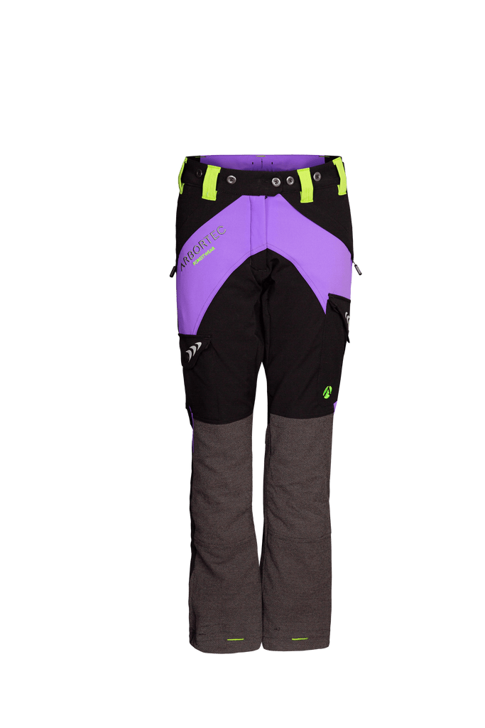 AT4010(F) Breatheflex Chainsaw trousers Female Design A Class 1 - Purple - Arbortec Forestwear