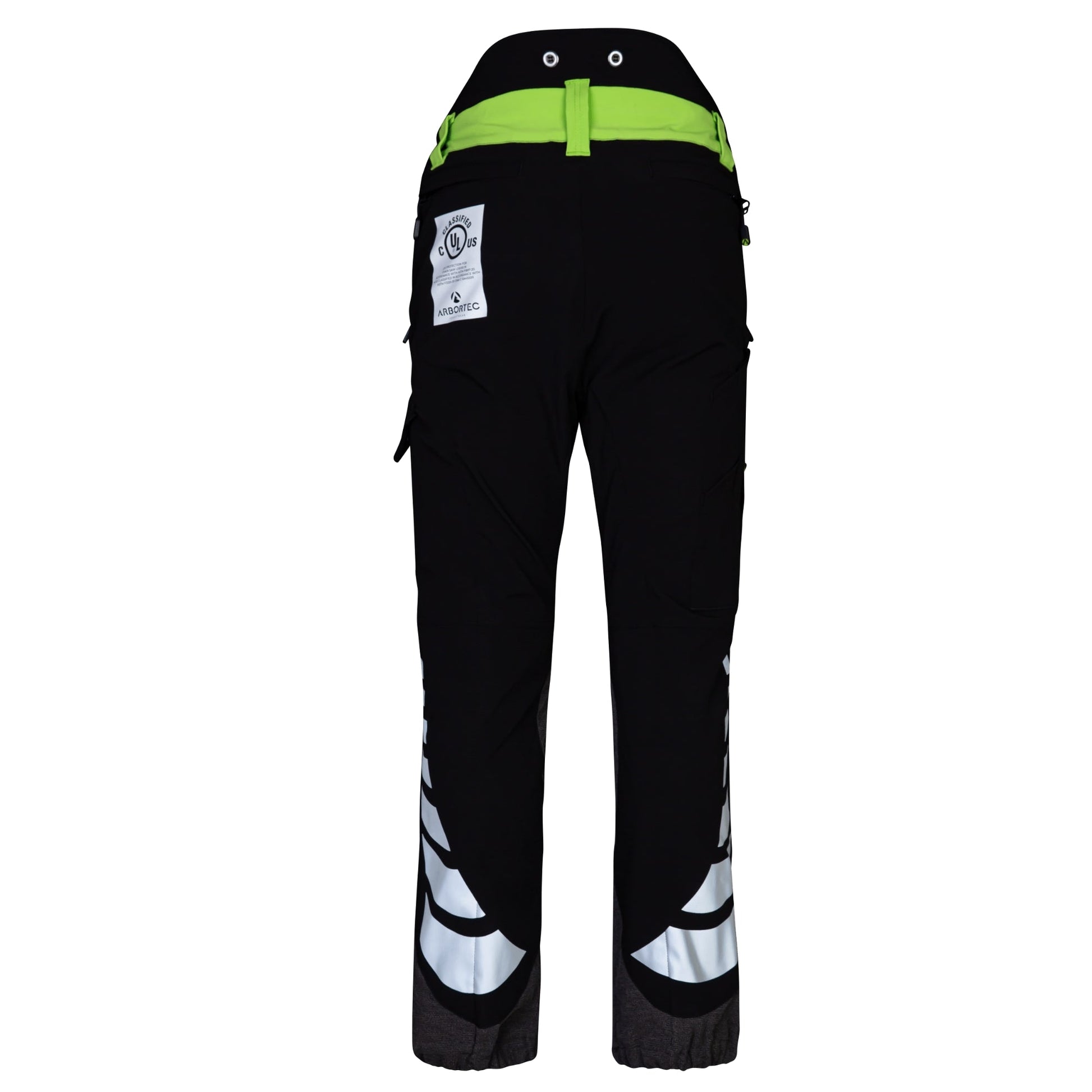 AT4010(US) Breatheflex Chainsaw Pants UL Rated - Lime/Black - Arbortec Forestwear