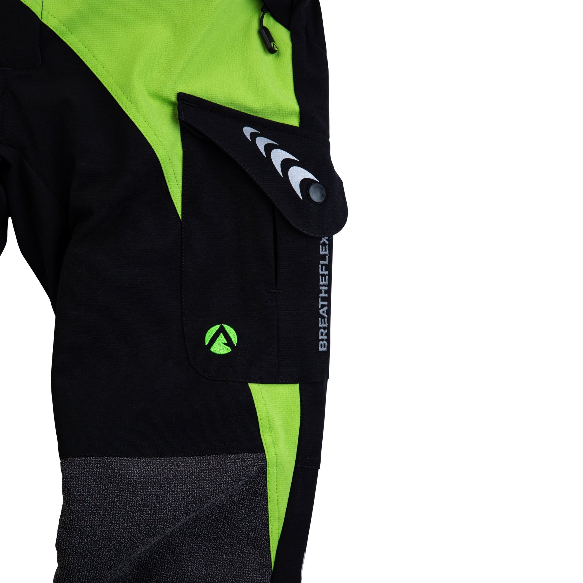 AT4010(US) Breatheflex Chainsaw Pants UL Rated - Lime/Black - Arbortec Forestwear