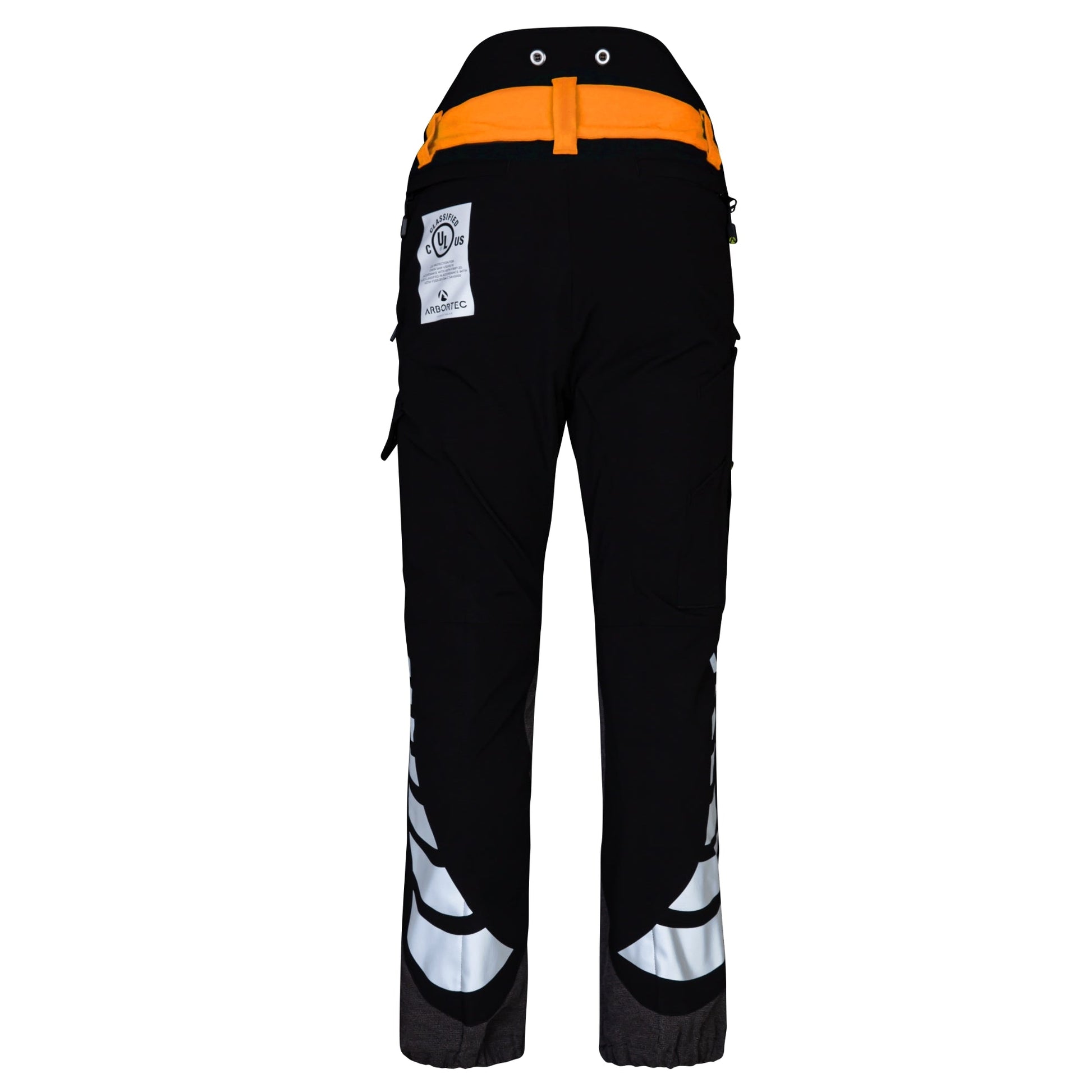 AT4010(US) Breatheflex Chainsaw Pants UL Rated - Orange/Black - Arbortec Forestwear