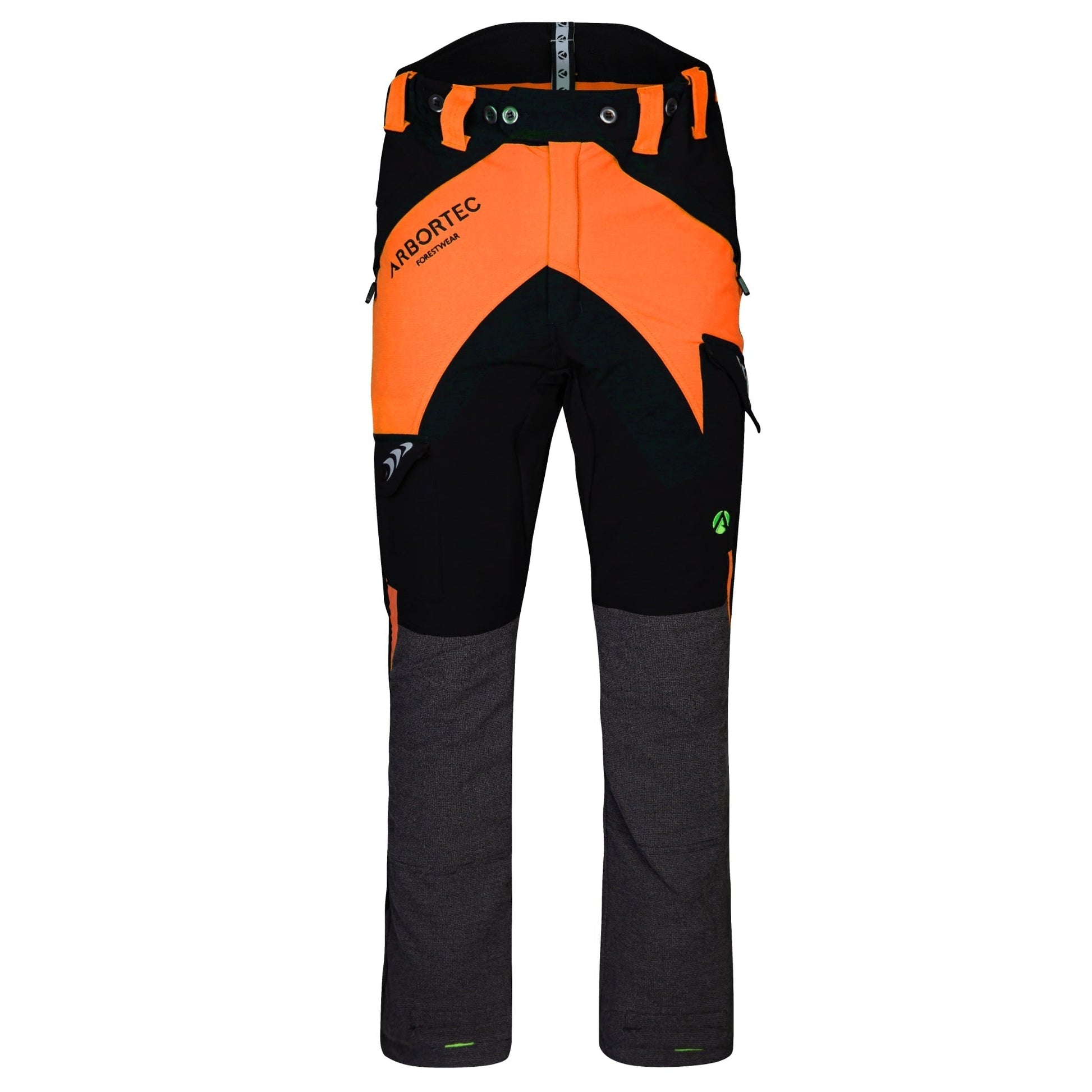 AT4010(US) Breatheflex Chainsaw Pants UL Rated - Orange/Black - Arbortec Forestwear