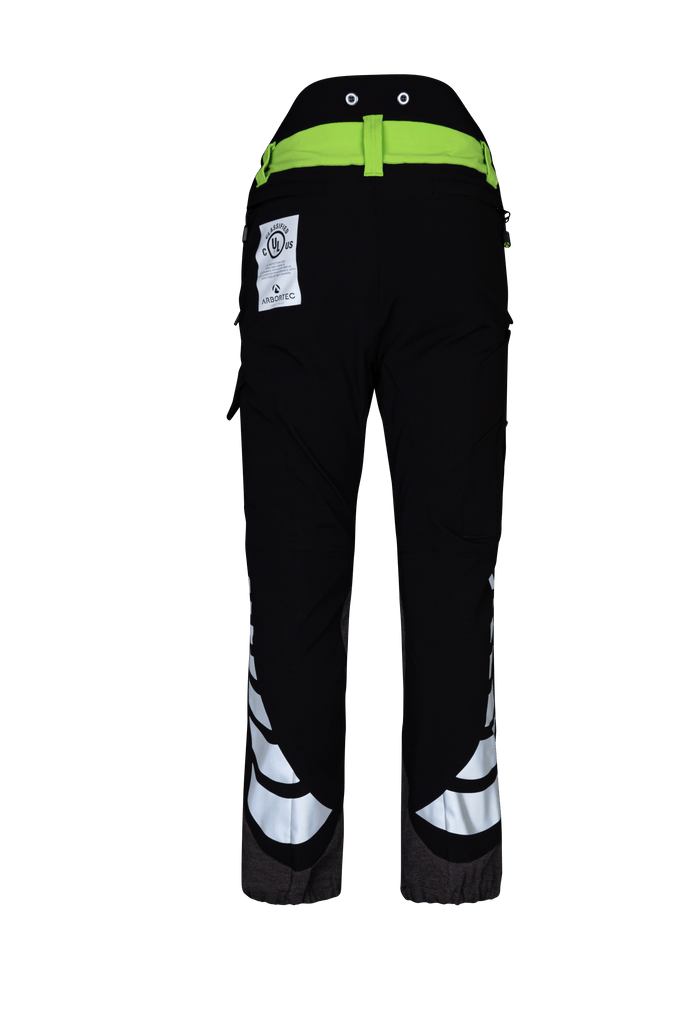 AT4010(US) Trouser Breatheflex US Lime/Black - Arbortec Forestwear