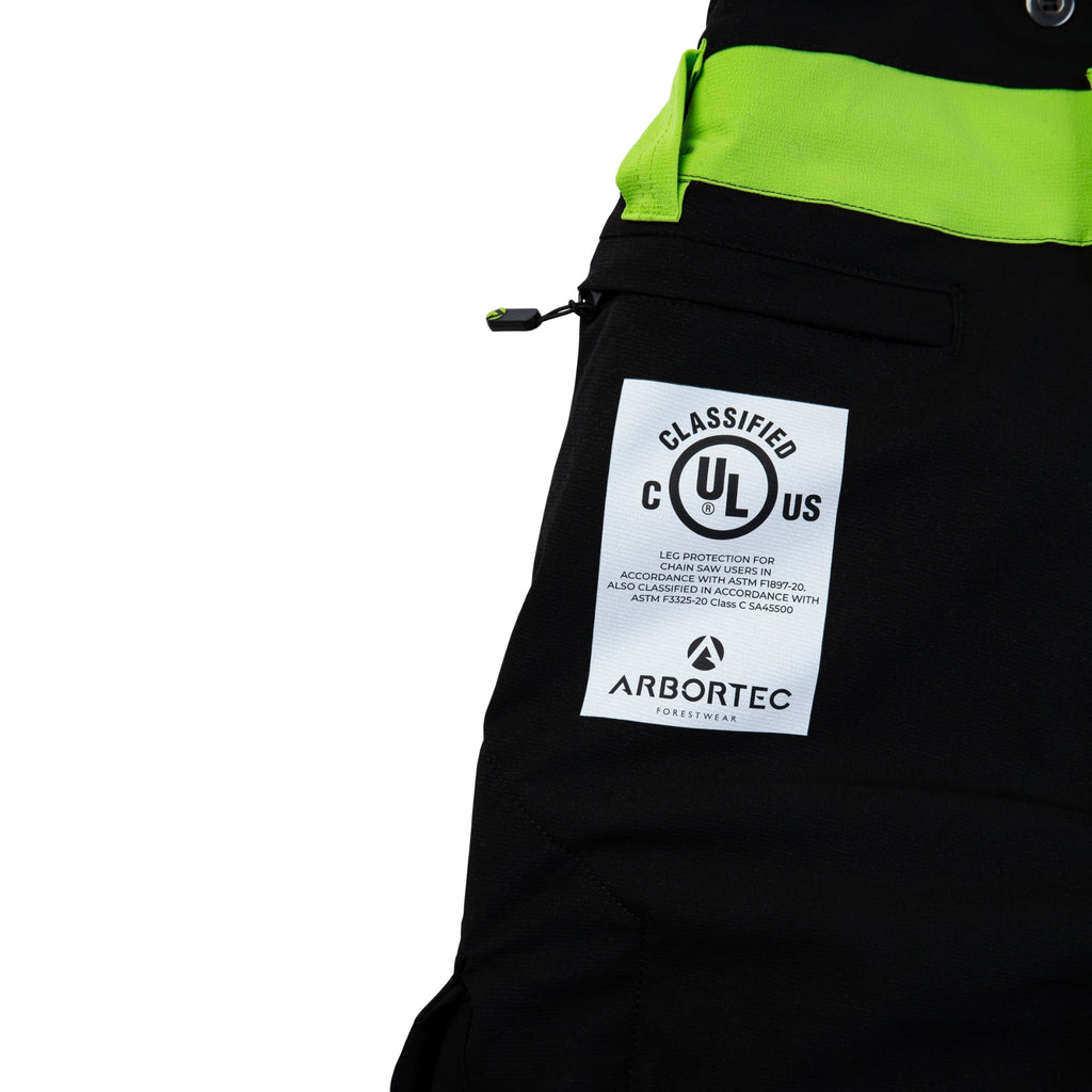 AT4010(US) Trouser Breatheflex US Lime/Black - Arbortec Forestwear