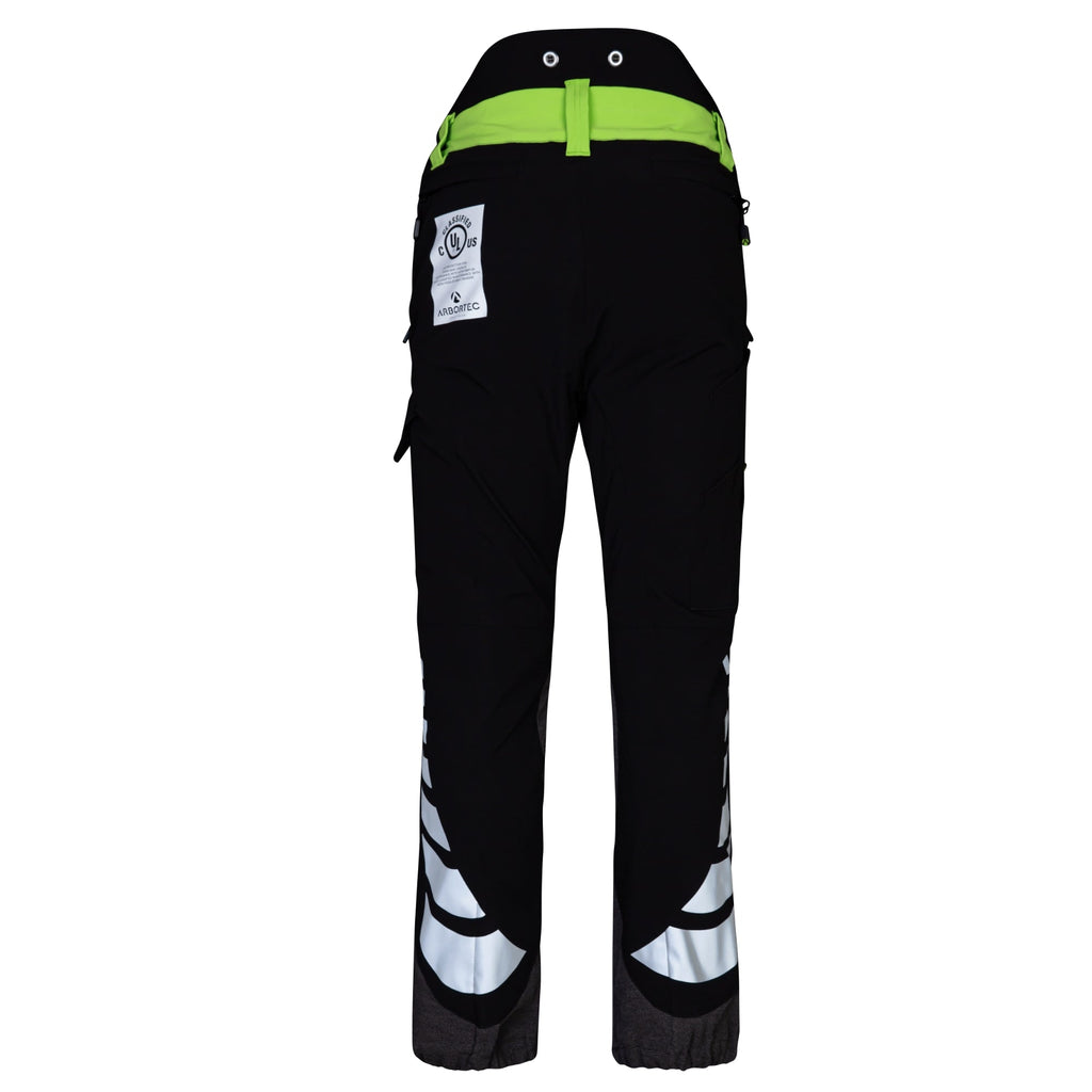 AT4010(US) Trouser Breatheflex US Lime/Black - Arbortec Forestwear