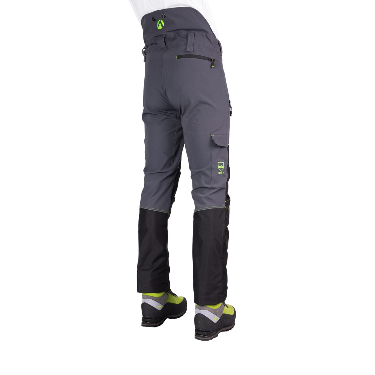 AT4044 Arbortec Mid-Range Chainsaw Trousers Design C Class 1 - Grey - Arbortec Forestwear