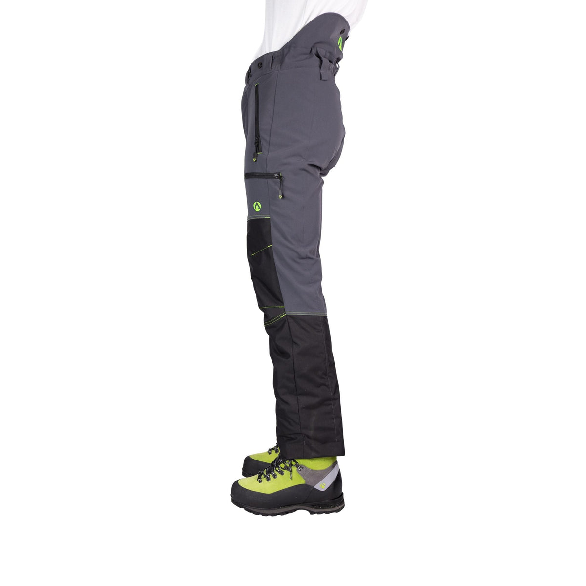 AT4044 Arbortec Mid-Range Chainsaw Trousers Design C Class 1 - Grey - Arbortec Forestwear