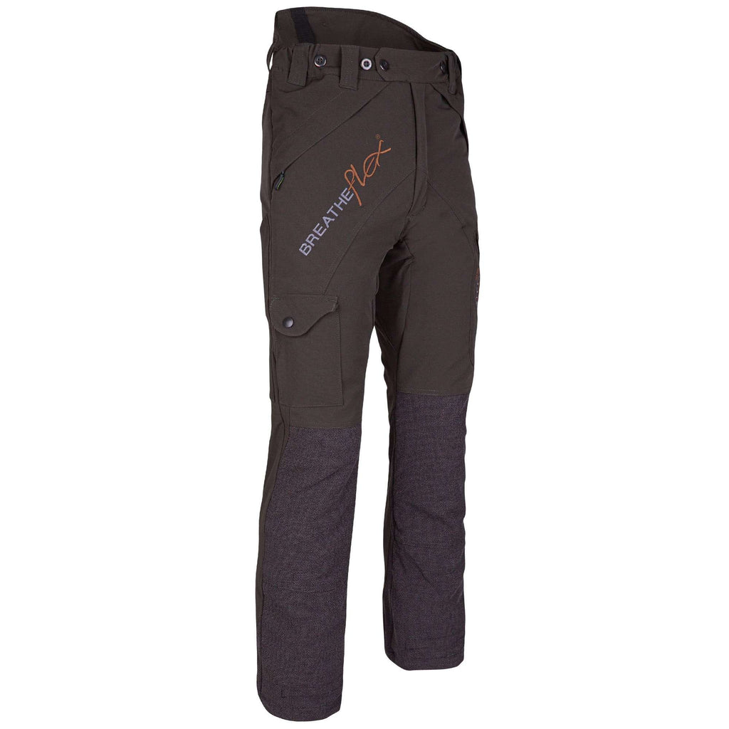 AT4050 Breatheflex Chainsaw Trousers Design C Class 1 - Olive - Arbortec Forestwear