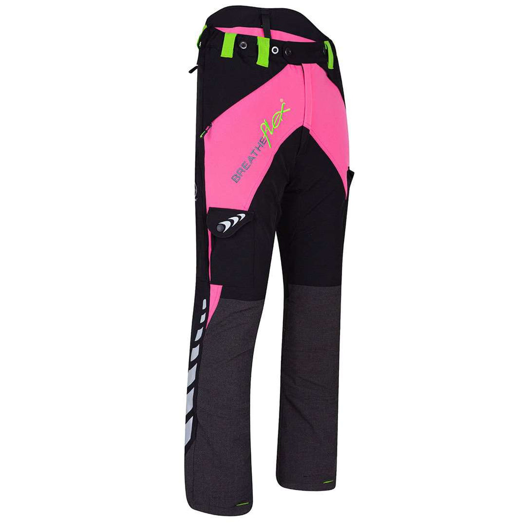 AT4050 Breatheflex Chainsaw trousers Design C Class 1 - Pink - Arbortec Forestwear