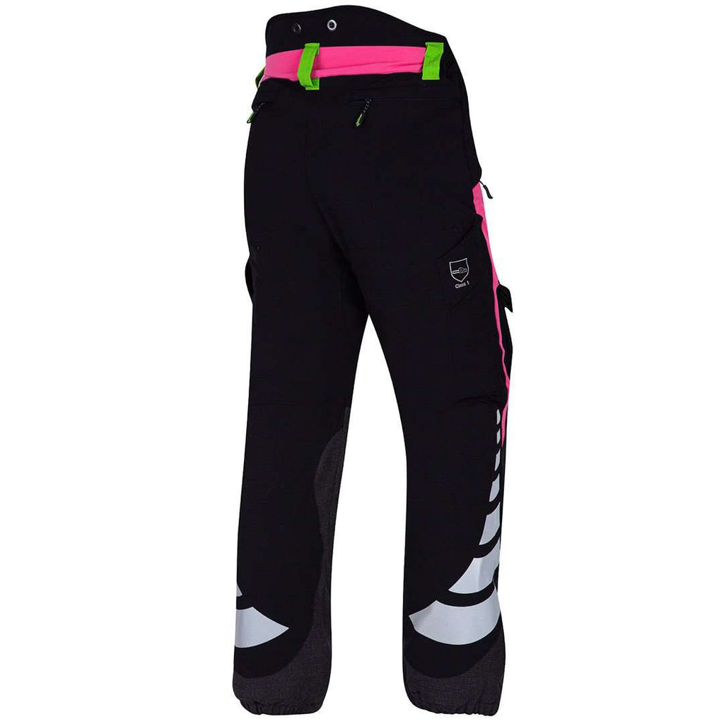 AT4050 Breatheflex Chainsaw trousers Design C Class 1 - Pink - Arbortec Forestwear