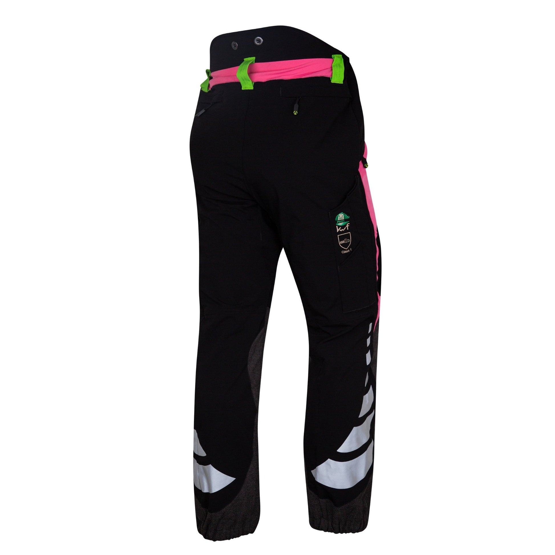 AT4050 Breatheflex Chainsaw trousers Design C Class 1 - Pink - Arbortec Forestwear