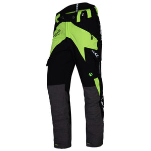 AT4050(F) Breatheflex Chainsaw trousers Female Design C Class 1 - Lime - Arbortec Forestwear