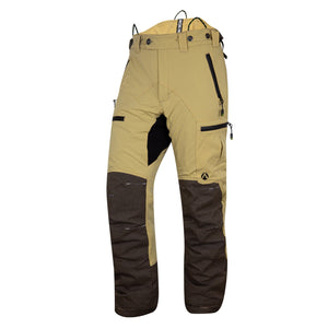 AT4060 Breatheflex Pro Chainsaw Trousers Design A Class 1 - Beige - Arbortec Forestwear