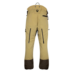 AT4060 Breatheflex Pro Chainsaw Trousers Design A Class 1 - Beige - Arbortec Forestwear