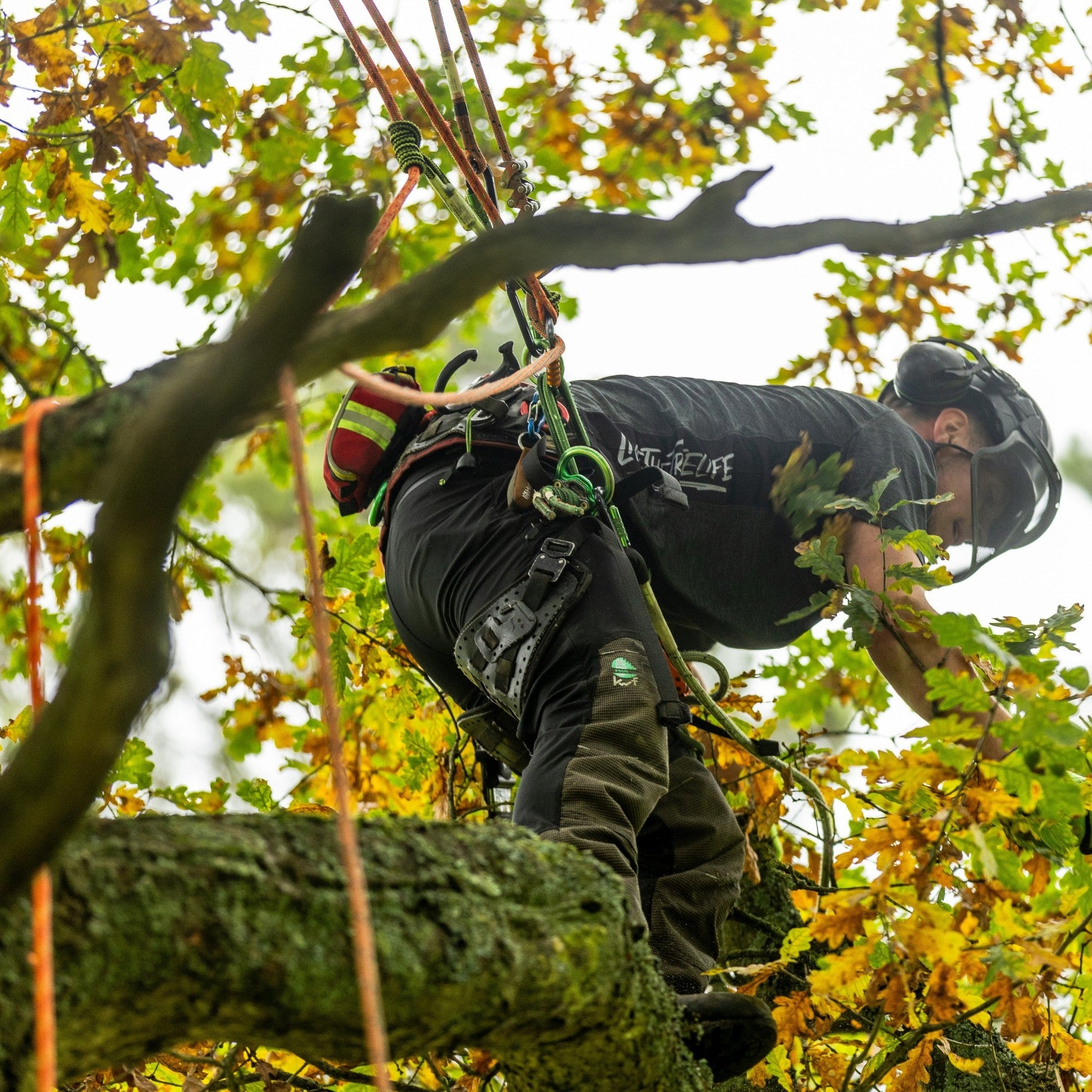 AT4060 Breatheflex Pro Chainsaw Trousers Design A Class 1 - Black - Arbortec Forestwear