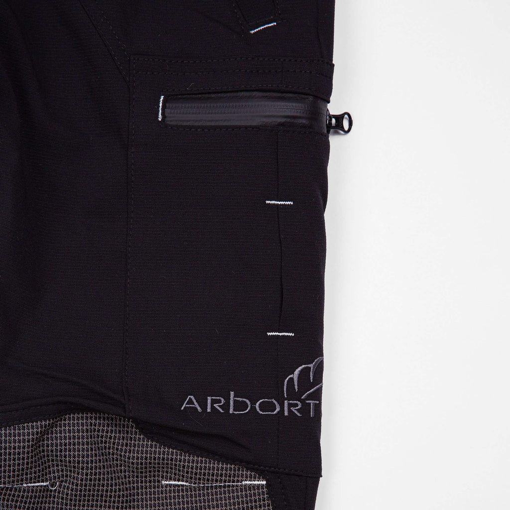 AT4060 Breatheflex Pro Chainsaw Trousers Design A Class 1 - Black - Arbortec Forestwear