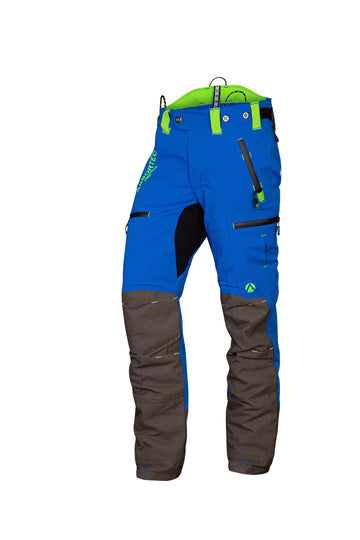 AT4060 Breatheflex Pro Chainsaw Trousers Design A Class 1 - Blue - Arbortec Forestwear