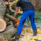 AT4060 Breatheflex Pro Chainsaw Trousers Design A Class 1 - Blue - Arbortec Forestwear