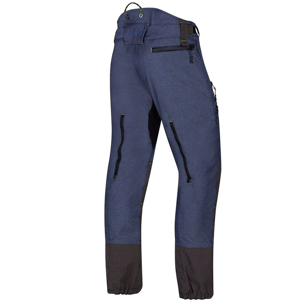 AT4060 Breatheflex Pro Chainsaw Trousers Design A Class 1 Legacy - Denim Blue - Arbortec Forestwear