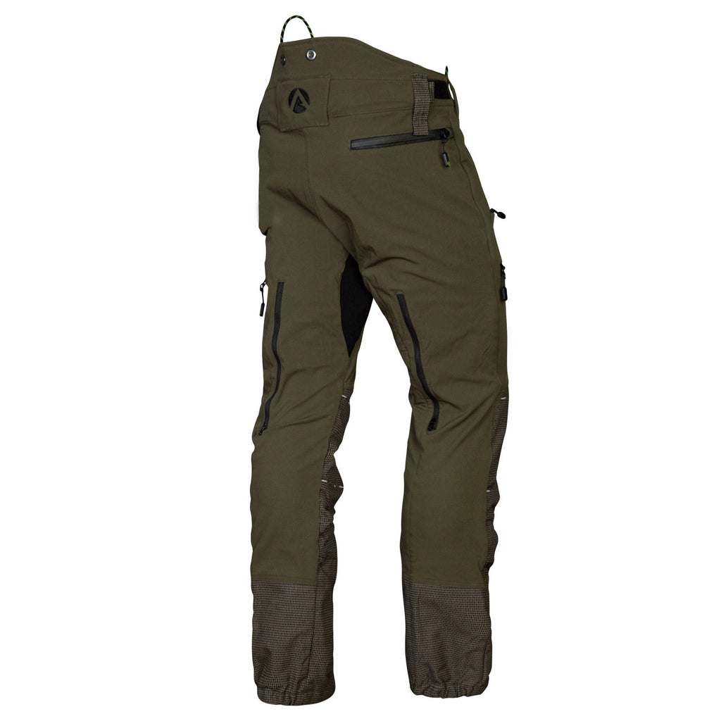 AT4060 Breatheflex Pro Chainsaw Trousers Design A Class 1 - Olive - Arbortec Forestwear