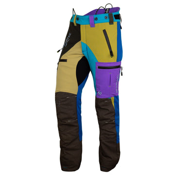 AT4060 Breatheflex Pro Chainsaw Trousers Design A Class 1 - Pastel Multi - Colour - Arbortec Forestwear