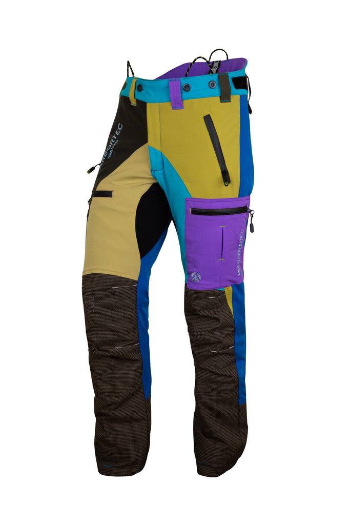 AT4060 Breatheflex Pro Chainsaw Trousers Design A Class 1 - Pastel Multi-Colour - Arbortec Forestwear